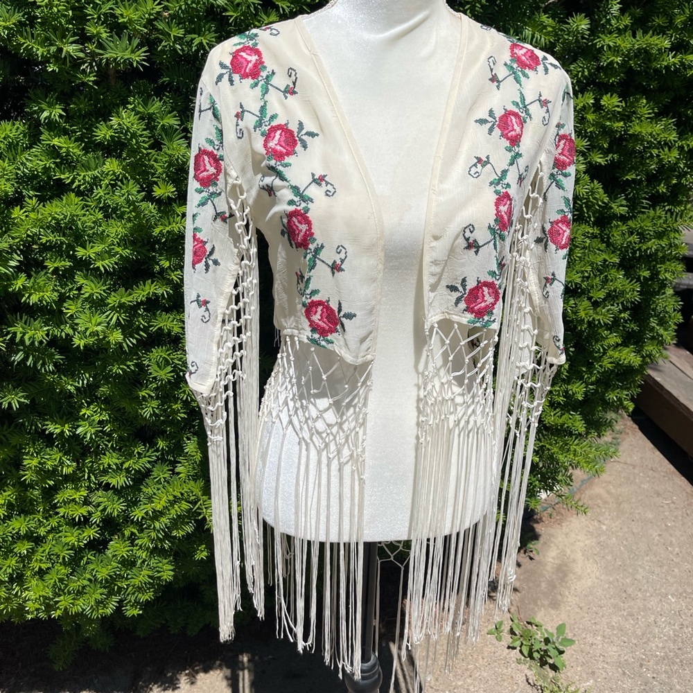Daisy Jone & The Six style fringe kimono